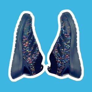 ADIDAS TODDLER Size 9K RAPIDARUN LACELESS KNIT I SNEAKER - BLACK ORIGINAL BOX